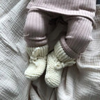 Booties - Merino Wool | White