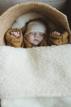 Cradle Blanket - Merino Wool | Beige