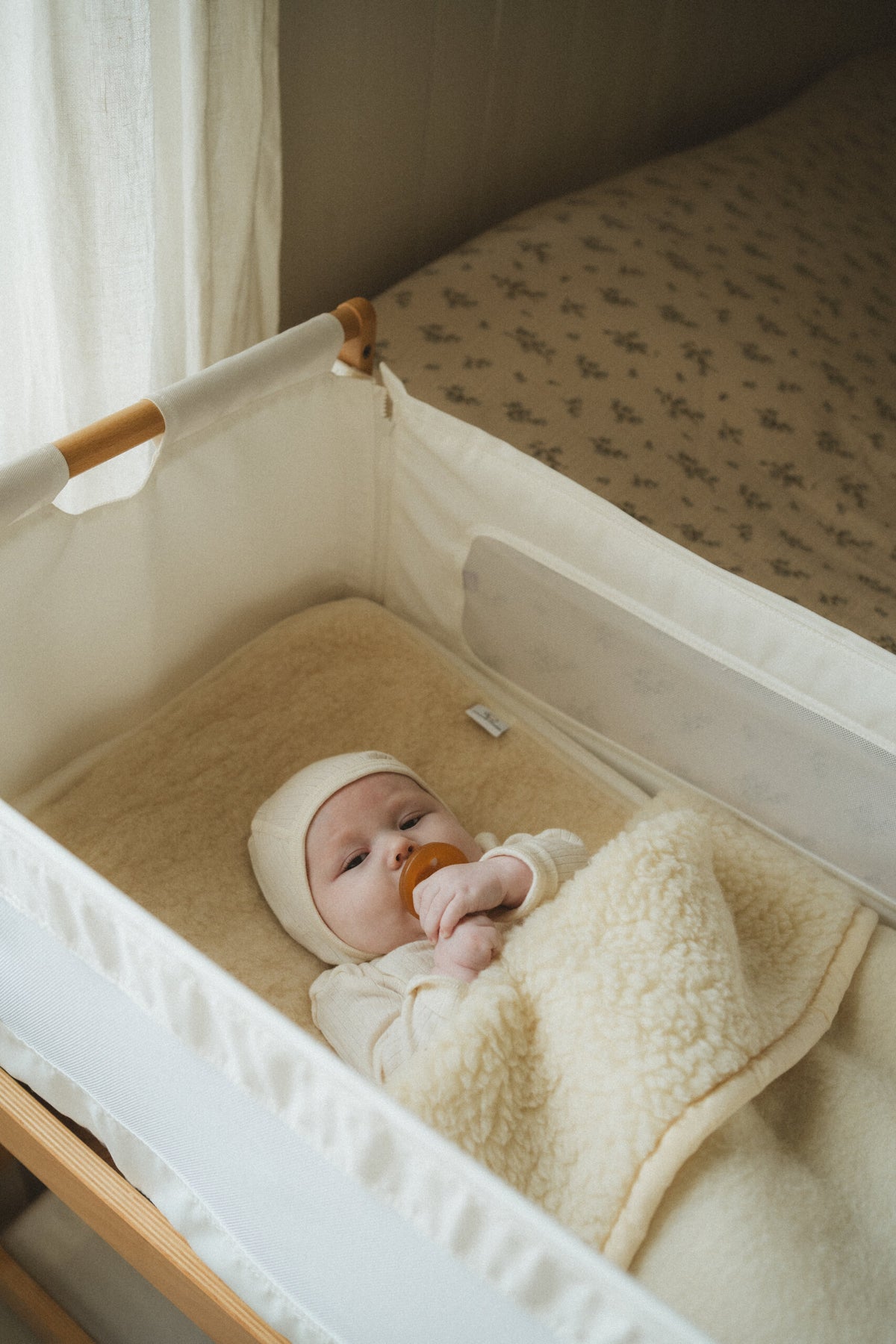 Cradle Blanket - Merino Wool | Beige