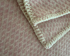 Cradle Blanket - Pure New Wool | Pink