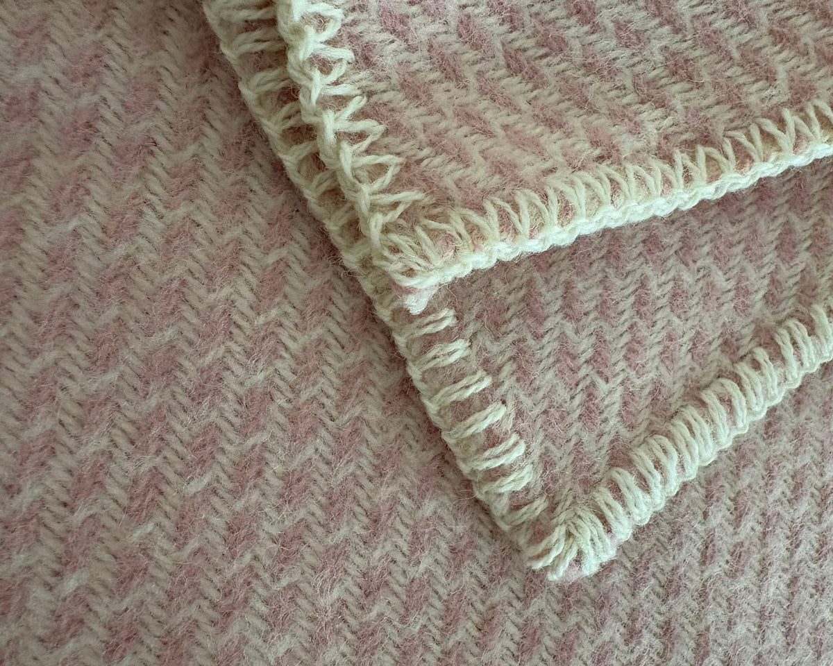 Wiegendeken - Pure New Wool | Roze