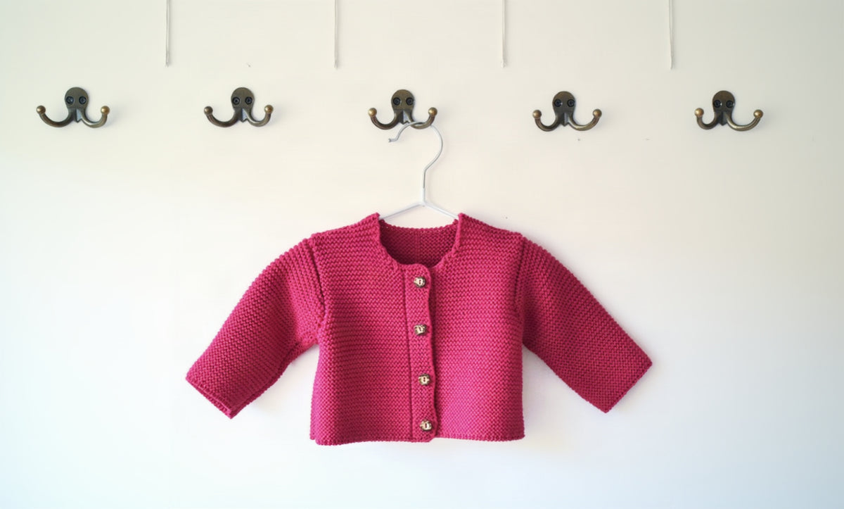 Cardigan - Merino Wool | Pink