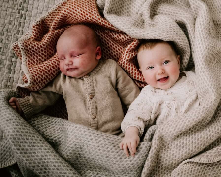 Cradle Blanket - Pure New Wool | Mint