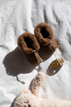 Slippers - Merino wool | Brown