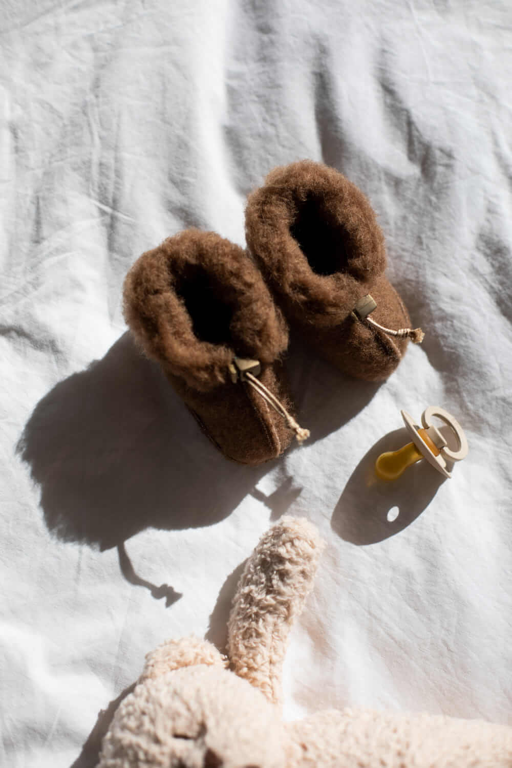 Slippers - Merino wool | Brown