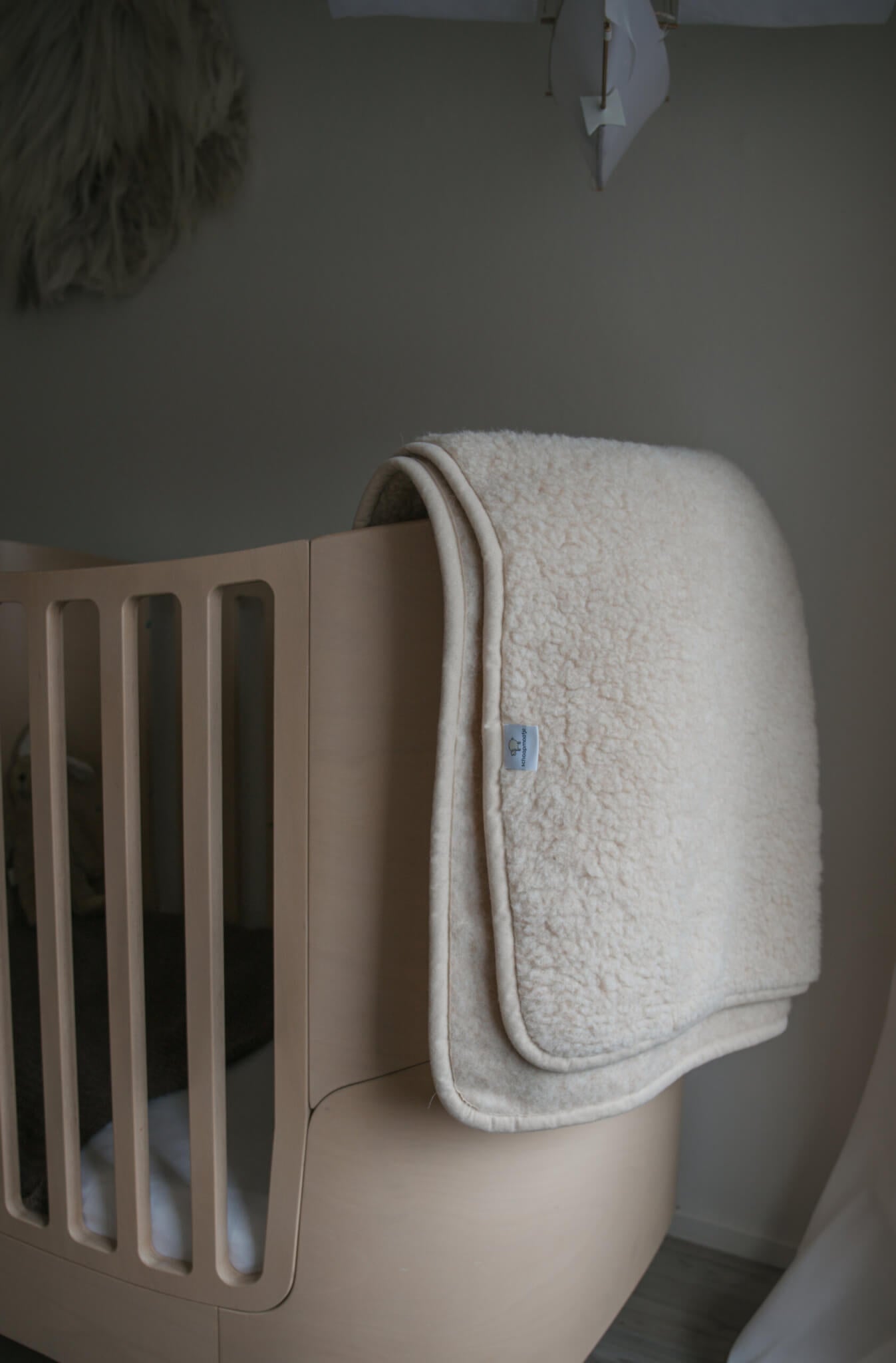 Cradle Blanket - Merino Wool | Light Brown