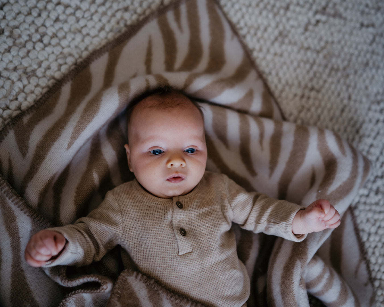 Cradle Blanket - Pure New Wool | Mint