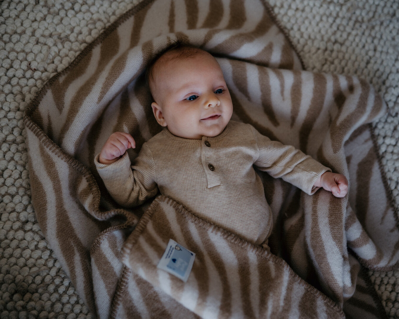 Cradle Blanket - Pure New Wool | Mint